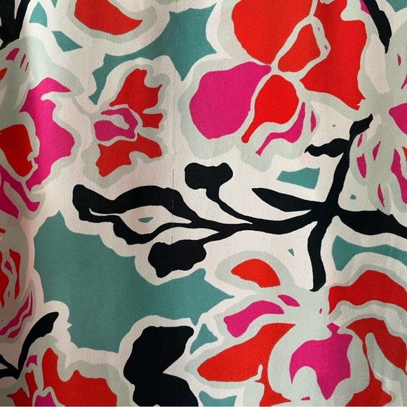 Vince Camuto Orange Pink Blue V-Neck Sleeveless Top. Size 3XL. - Picture 10 of 11